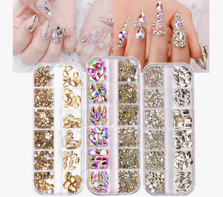 Rhinestone Nail Art Designs to Sparkle Your Style and Try Yourself in 2024