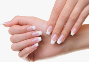 French Manicure Nail Art