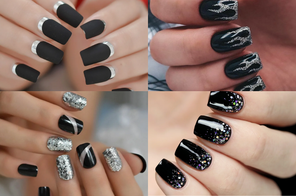  Black & Silver Nail Art Design Best Ideas to Try This Season 2024