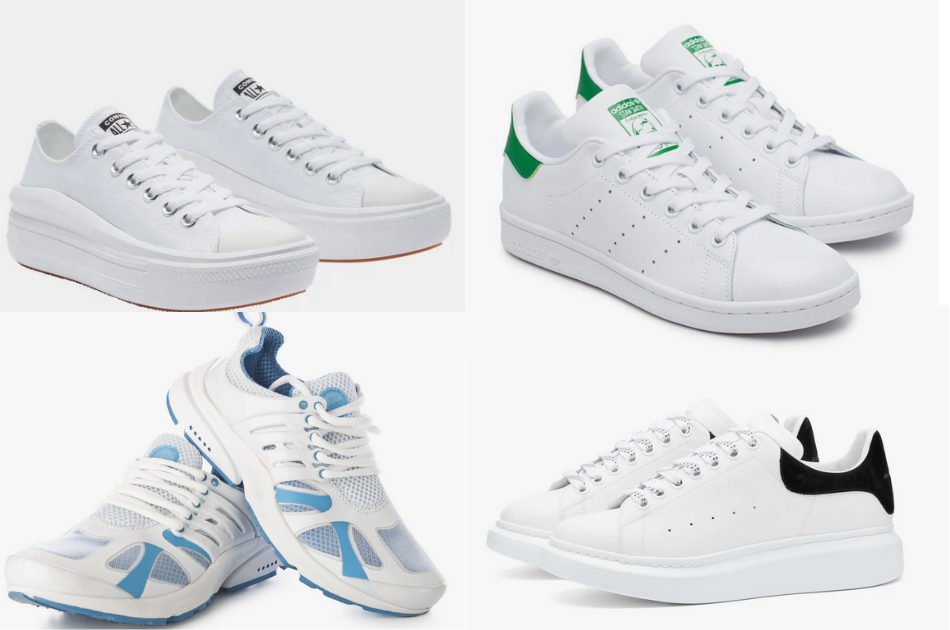 American Style Best Designer White Tennis Shoes for Walking 2024